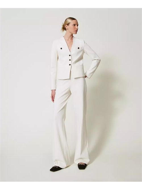 pantalone donna madreperla TWINSET | TP2132/00059